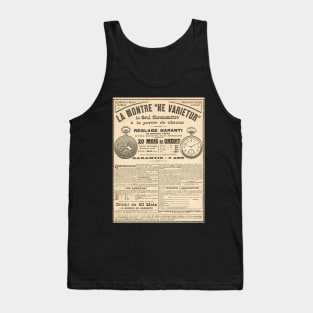 1900 French advert Best Watch in the World Tank Top